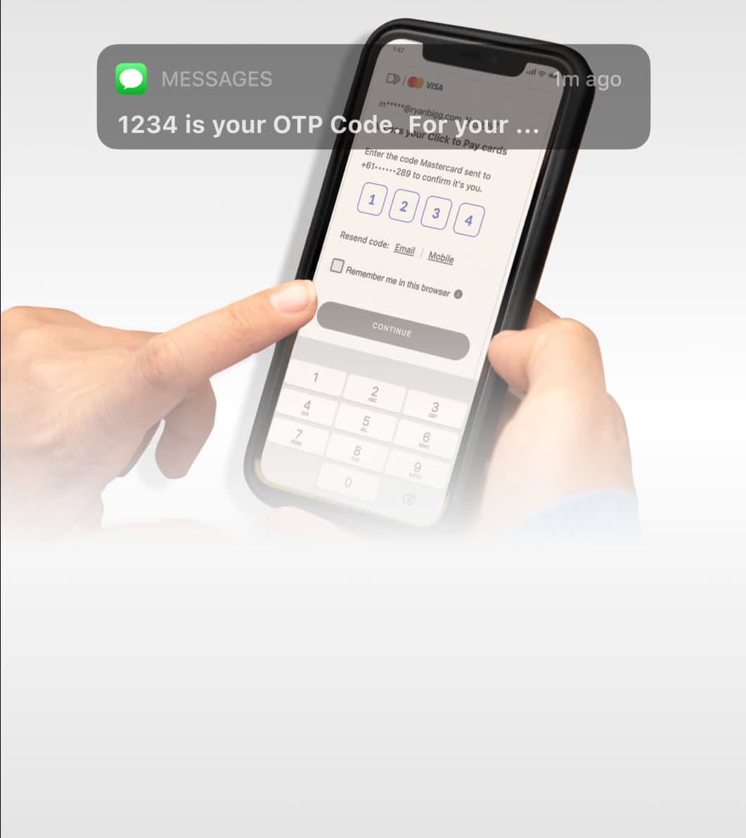 SMS OTP and Announcement