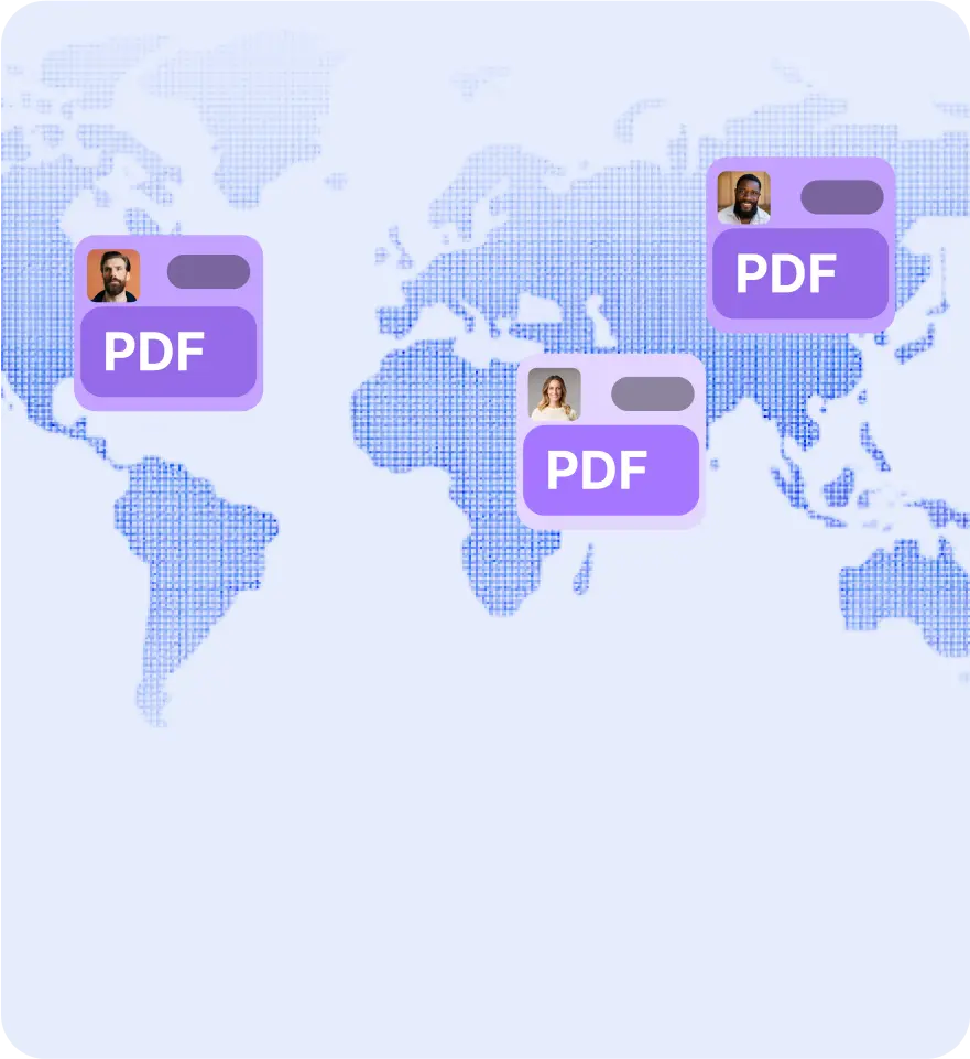 <span class="text-blue-500">Terintegrasi Database</span> <br />Global Terpercaya